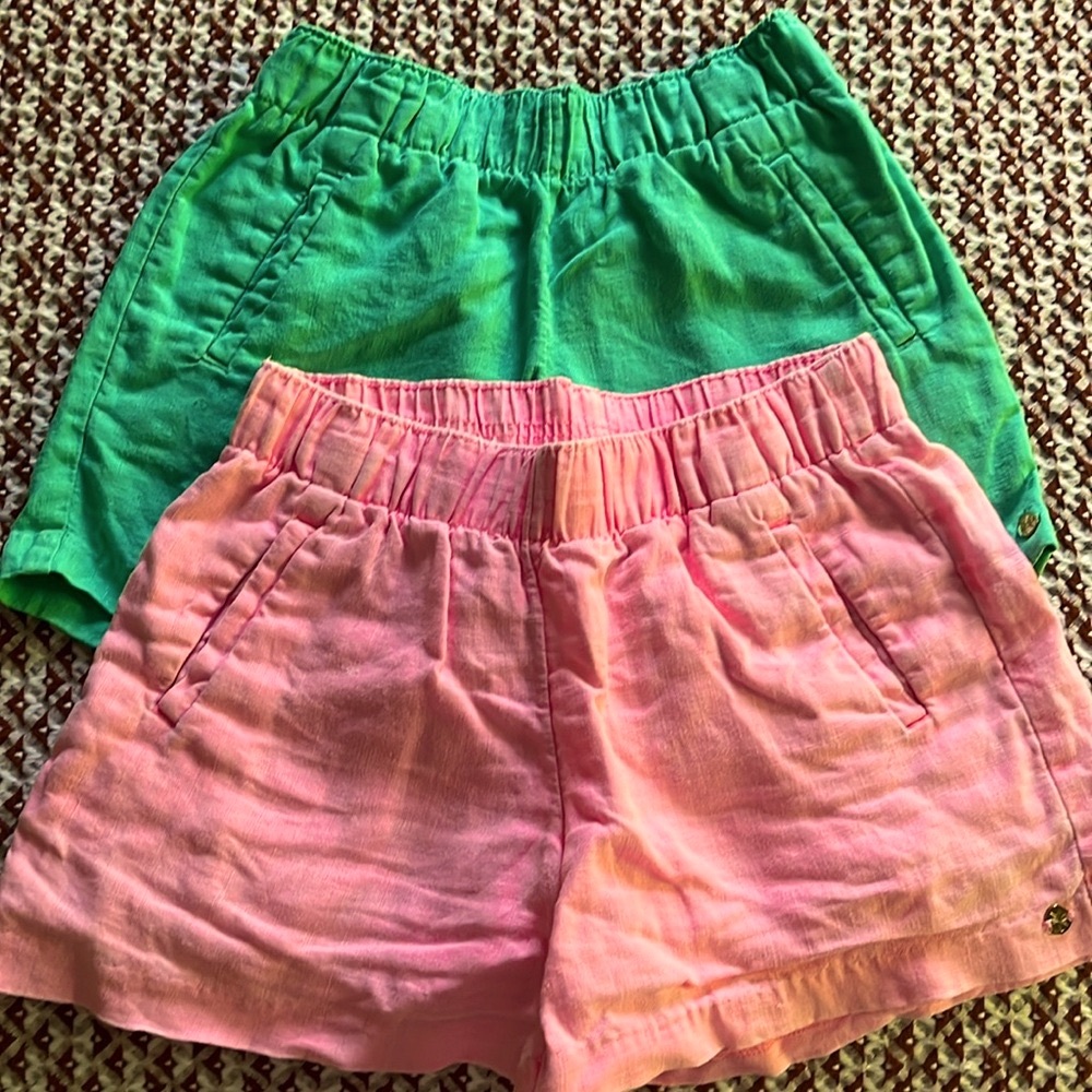 Lily Pulitzer Linen Shorts XS
